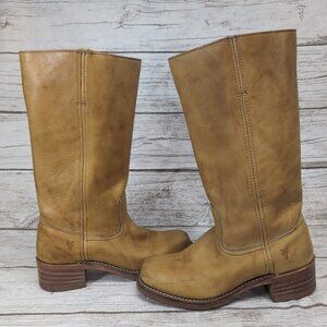 Vintage Frye Campus Banana Boots Womens 8.5 M Square Toe Western